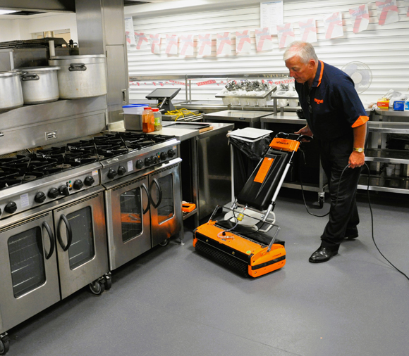 kitchen floor cleaning